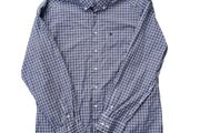 MAGEE micro-check button-down shirt