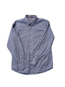 MAGEE micro-check button-down shirt