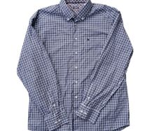 MAGEE micro-check button-down shirt