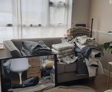 House hold textiles and mirror