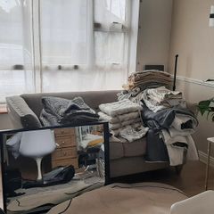 House hold textiles and mirror