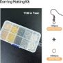 Earring Hooks, Jump Rings, 1150Pcs Earring Making Kit for DIY Earring Making Image 5