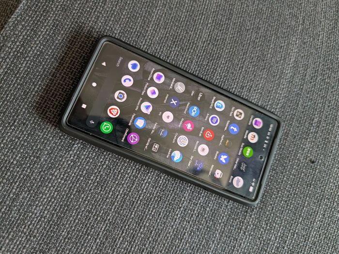 Google Pixel 7 with Spigen Tough Armor Case