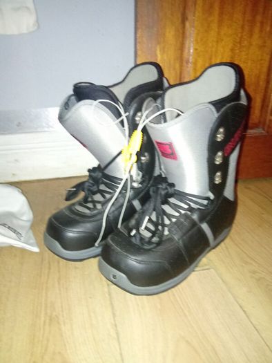 Shoes and Snowboard
