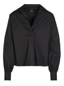 Pinko Black Tassle Shirt Blouse