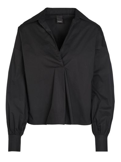 Pinko Black Tassle Shirt Blouse