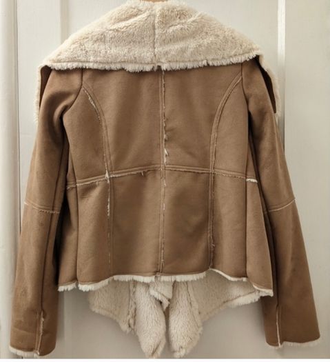 Beautiful tan fur lined jacket