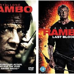 Sylvester Stallone's Rambo and Rambo: Last Blood DVD Movies (Both Brand New)