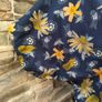 Handmade Navy Floral Summer Dress Medium Postage included Image 6