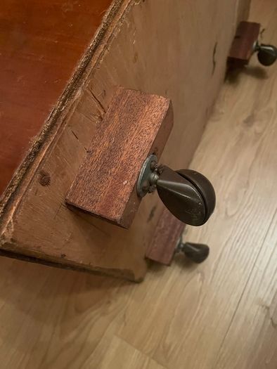 Record Storage Box on Castors