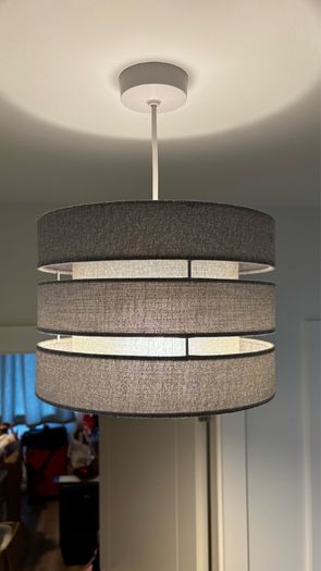 Light Grey Lampshade