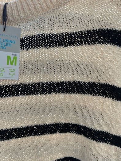 Primark Striped jumper size 12 to 14 new