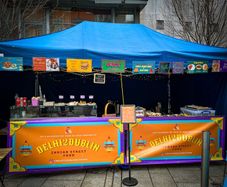 Fully Equipped Outdoor Food Market Setup PAT Teste