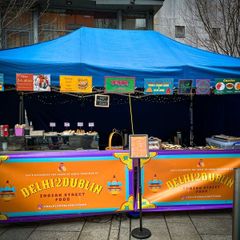 Fully Equipped Outdoor Food Market Setup PAT Teste