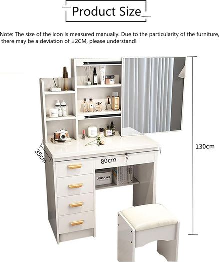 Dressing Table With Illuminated Mirror Dressing Table With Hidden ...