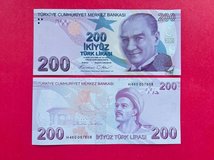 Turkey  200 Lira  2023  Pick  227f  ( Uncirculated )