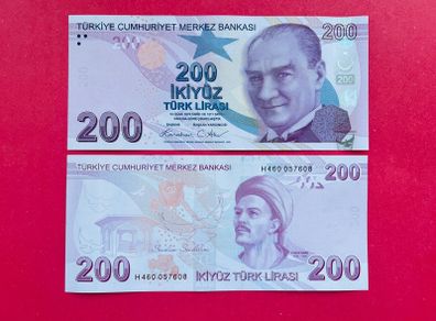 Turkey  200 Lira  2023  Pick  227f  ( Uncirculated )