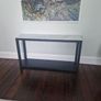 Luxury White Marble Console Table (Gavelle Interiors) Contemporary Statement Piece Image 2