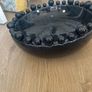 large bobble decorative ceramic bowl blue navy Image 4