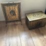 Brass Fire screen. coal box Image 3