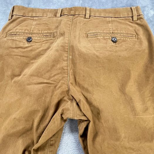 Gap Men's Essential Khaki Straight Fit Chinos - Brown - W32 L29 - Stretch