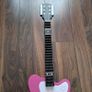 Pink Wooden Guitar Wall Decor Image 4
