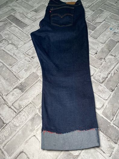 Levi's 724 High Rise Straight 18W Ladies 3/4 Length Jeans W36 L25