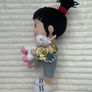 Despicable Me approx. 15 Plush Agnes Holding Fluffy Unicorn Universal Studios new Bit Dirty Please see pictures Image 8
