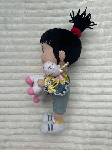 Despicable Me approx. 15 Plush Agnes Holding Fluffy Unicorn Universal Studios new Bit Dirty Please see pictures