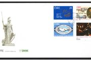 1994 Ireland Anniversaries: Golden Anniversaries of Irish Farming, "The Taking of Christ", Centenary of Irish Co-operative Organisation Society &amp; Centenary of Irish Congress of Trade Union (ICTU) Centenary Stamps An Post First Day Cover (FDC)