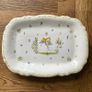 Vintage French Moustiers Decorative Faience Plate Image 4