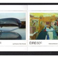 2014 Ireland Contemporary Arts Commemorative Stamps Booklet Fine Used With Dublin Pictorial Cancel (first day). Hibernian HB198