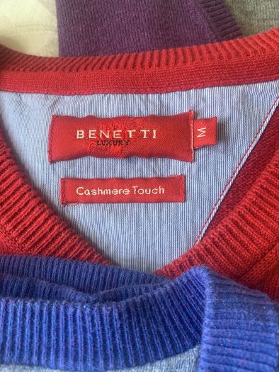3 x quality premium cotton golf jumpers (size M) like new