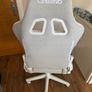 White and Gray Gaming Chair Image 2