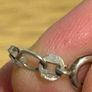 Vintage Sterling Silver Necklace with Abalone Shell Pendant Image 4
