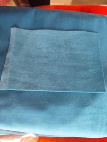 Blue teal curtain
