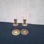 Duo brass candle holder postage possible Image 2