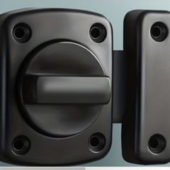 Door lock small for room or bathroom