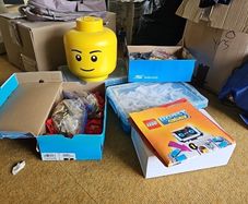 Lego Boost and selection of lego pieces