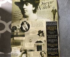 Oscar Wilde centenary poster