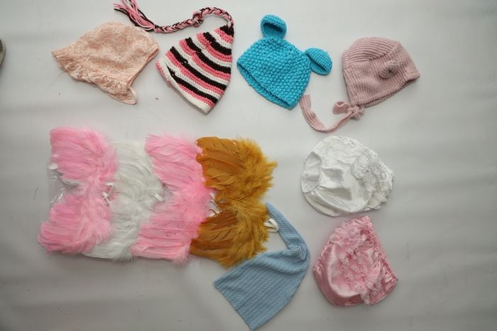 Cap and headband for Newborn photo