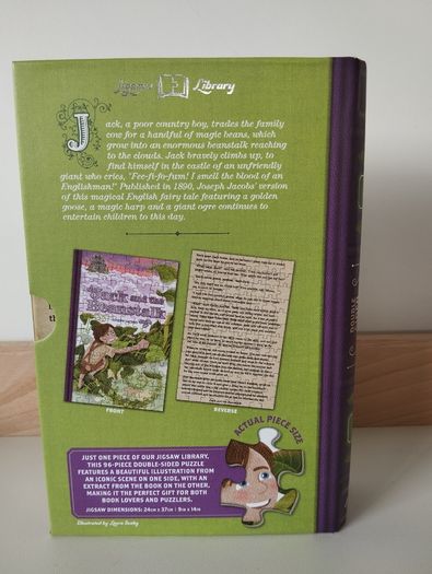 Jack and the Beanstalk DoubleSided Jigsaw Puzzle 96 Pieces Professor Puzzle BRAND NEW