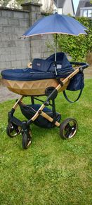 Junama Rose gold handcraft pram pushchair travel system