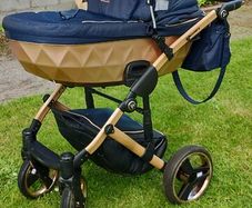 Junama Rose gold handcraft pram pushchair travel system