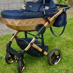 Junama Rose gold handcraft pram pushchair travel system