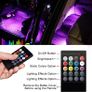 Interior Car Lights - Trongle Car Strip LED Lights, Waterproof with 4pcs 48 LEDs 8Colors with Sound Sensor and Remote Control, USB Port Car Charger Light Bar, Car Music Sound-activated Lighting, DC 5V Image 4