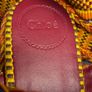 CHLOE yellow orange red cotton MERIL 110 Platform Sandals Image 6