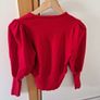 Red sweater stradivarius Image 2