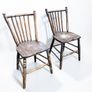 Antique Kitchen Chairs x 2 - Rustic Image 7