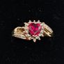 Vintage 9ct yellow gold ring Image 5